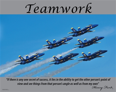 Teamwork, Quote by Henry Ford Poster